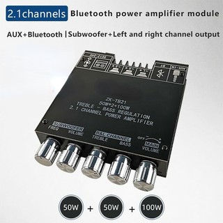 Thẻ khuếch đại âm thanh zk-tb21 bluetooth 5.0 50wx2 + 100w 2.1 chuyên dụng