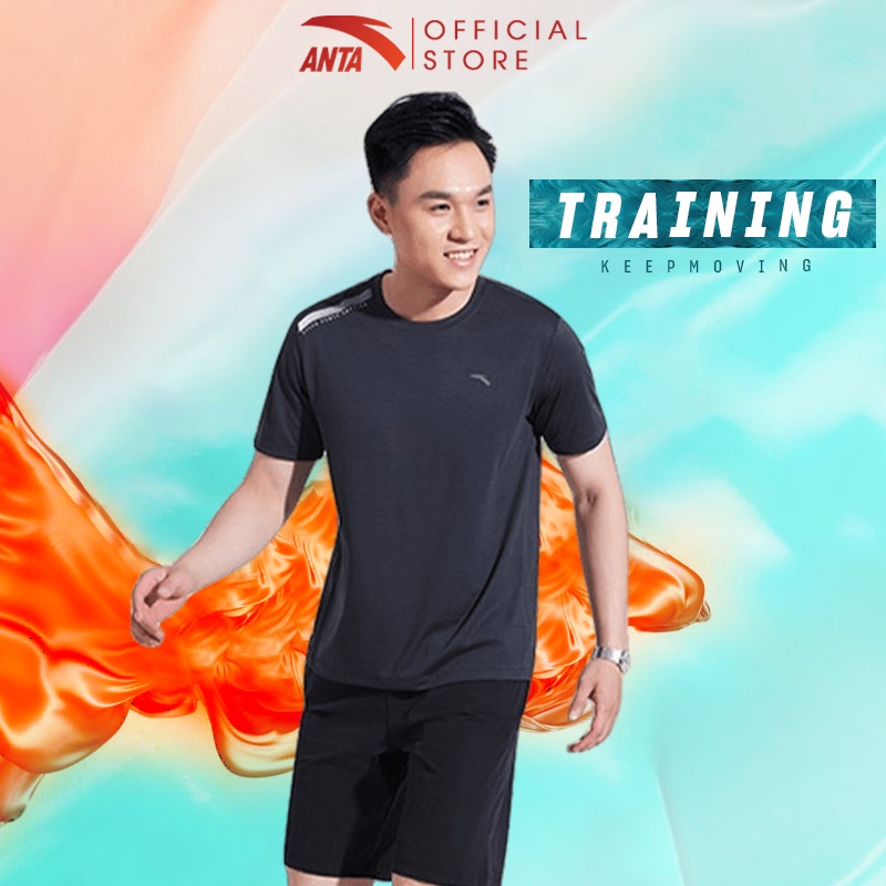 Áo thun thể thao nam Cross-traning A-COOL Anta 852127118-2