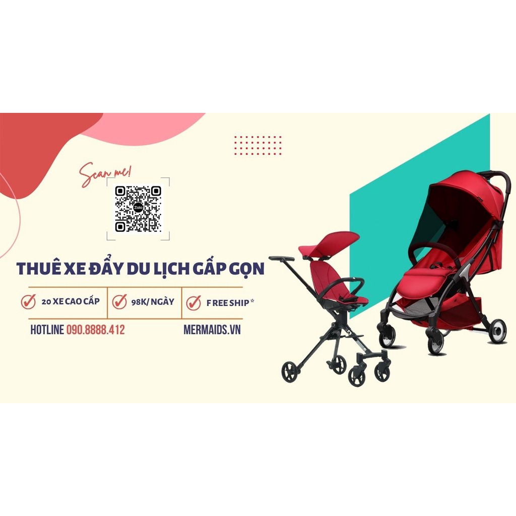 Bán/ Cho Thuê Xe Đẩy Gấp Gọn Du Lịch Cho Em Bé/ Trẻ Em Cao Cấp Giá Rẻ Tại Nha Trang