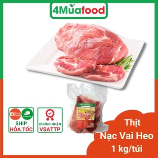 1kg Thịt Nạc Vai Lợn (Heo) Miratorg đóng túi hút chân không - Thực Phẩm 4 Mùa - 4Muafood