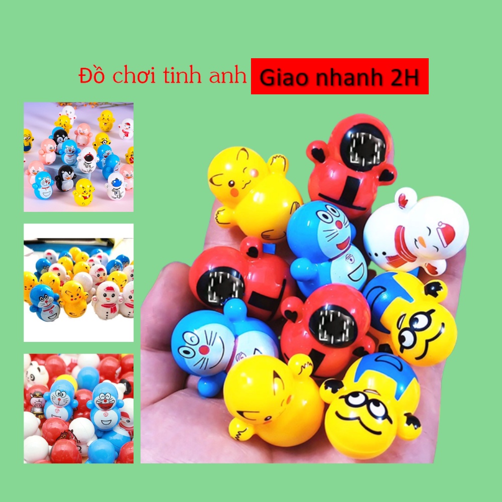 Lật Đật Mini Dễ Thương Nhí Nhảnh ngộ Nghĩnh nhiều mẫu - Đồ chơi giải trí Cho Bé