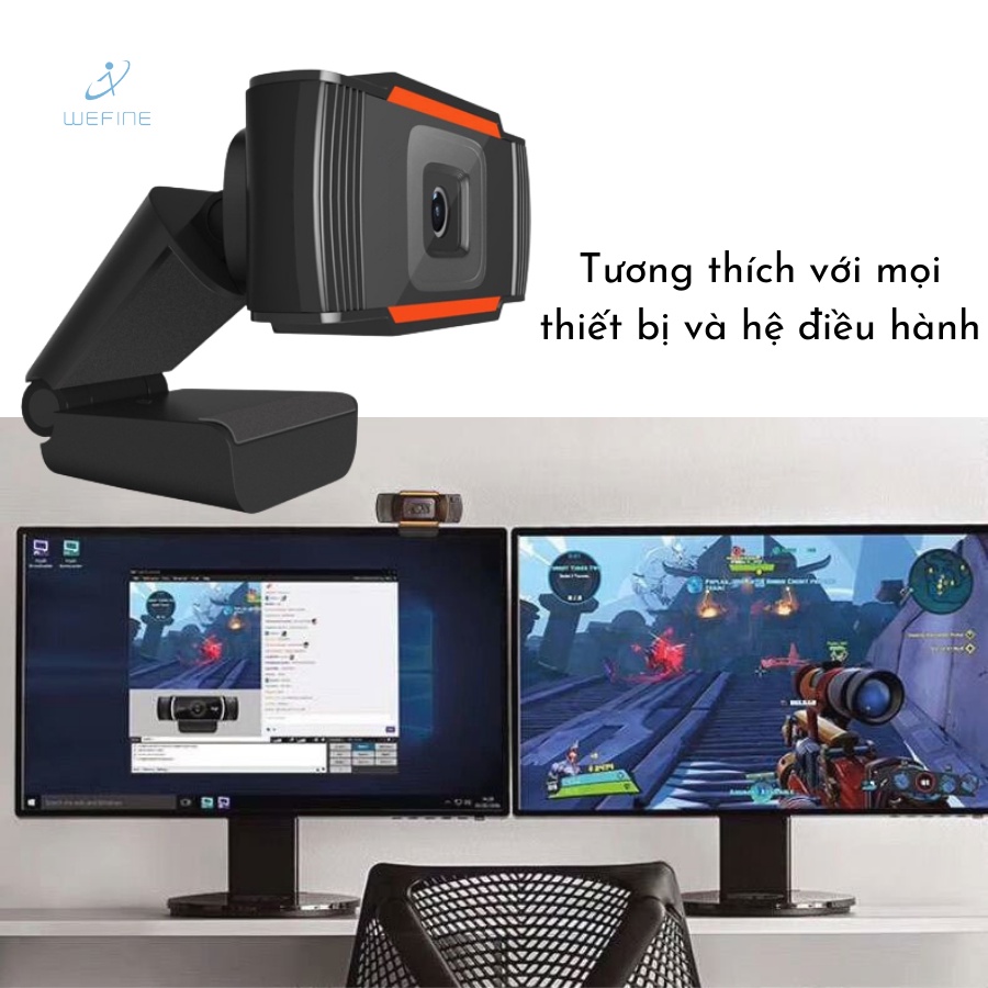 Webcam Máy Tính Có Mic HD-Camera dành cho PC Laptop Android box ..Học Online, Hội Họp, Gọi Video Hình Ảnh Sắc Nét Wefine | BigBuy360 - bigbuy360.vn