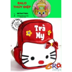 Balo đi học in tên bé