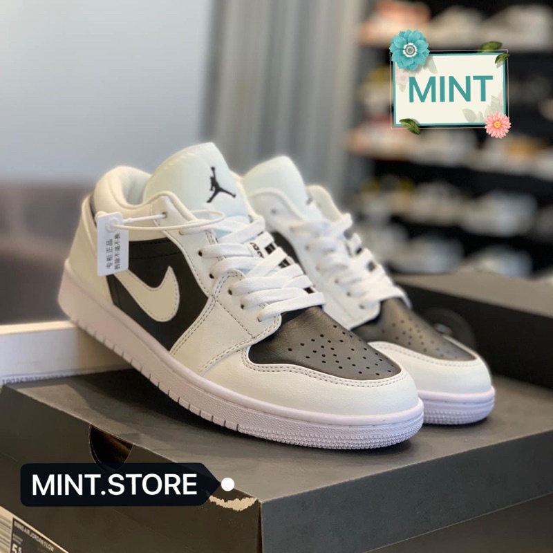 🌻MINTSTORE🌻 Giày Sneaker Trắng Đen Thấp Cổ