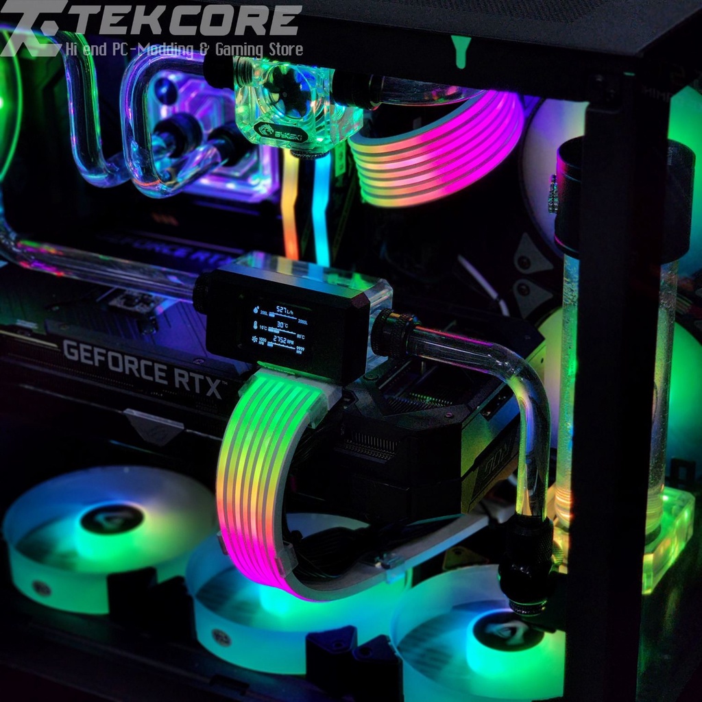 Combo Cover led AOSOR AL300 cho CPU và VGA