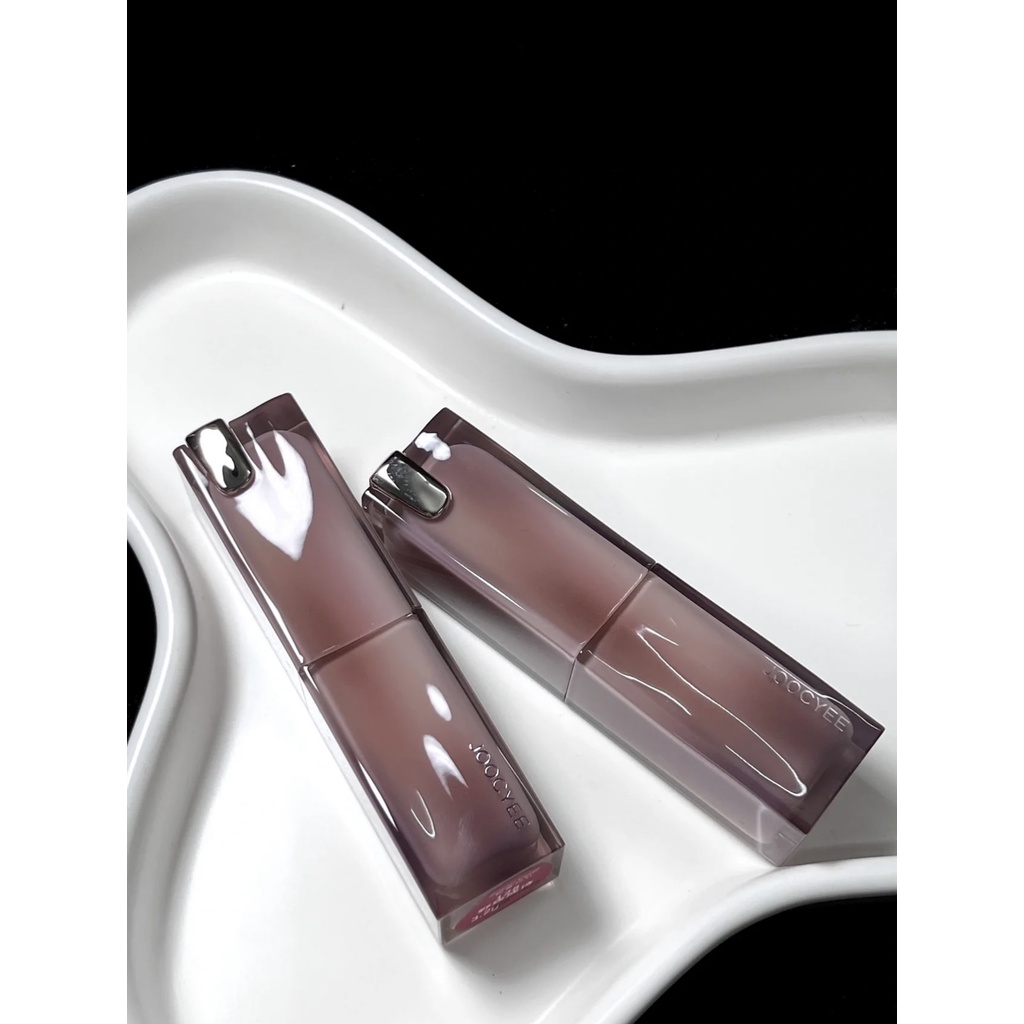 Joocyee Enzyme Color Powder Mist Lipstick Mud Matte Mist Áp dụng cho bùn Phát triển màu sắc phong phú Soft Smooth Matte Matte Lipstick Brown 🍎 Red Autumn Winter Porn Ngày lễ tình nhân giới hạn