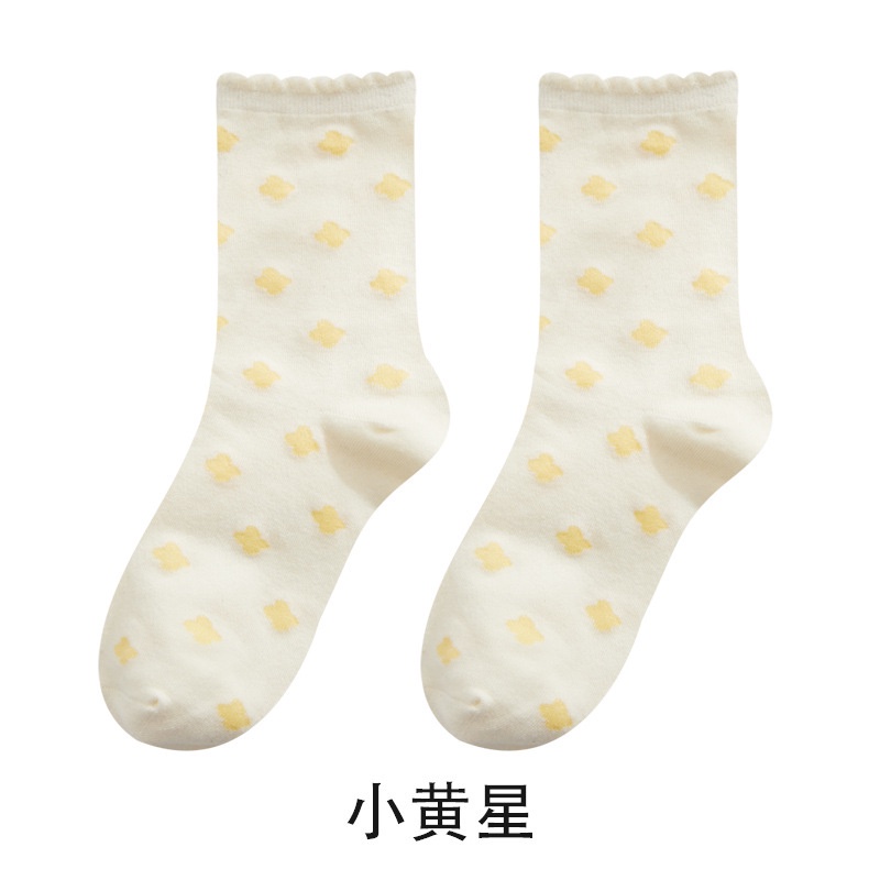 Vớ cotton Mỏng Phối Ren Dễ Thương Thời Trang Xuân Hè Cho Bé Gái