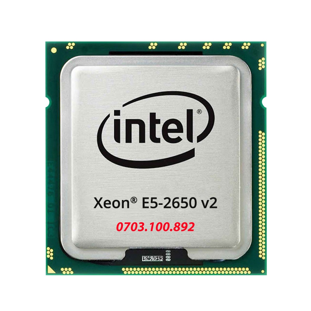 Xeon E5 2650v2 8 Nhân 12 Luồng Socket 2011 Khỏe hơn I5 2400,I5 4570,I7 2600