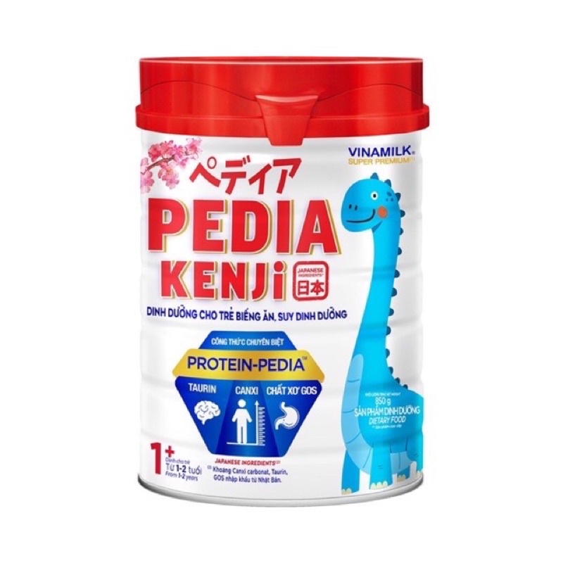 Sữa bột Vinamilk Pedia Kenji 1+(bé 1-2 tuổi) 850g