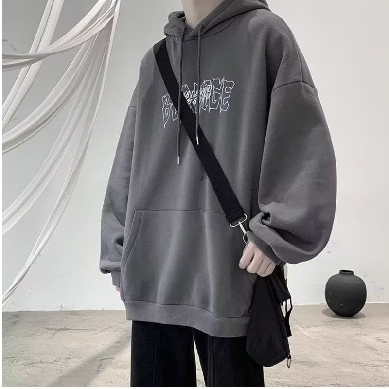 Áo Sweater Dáng Rộng Tay Dài In Hình Bó Hoa Cổ Điển Thời Trang Mùa Thu Cho Nam Và Nữ