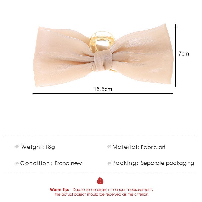 Kẹp Tóc Hình Nơ Xinh Xắn Phong Cách Hàn Quốc Cho Nữ