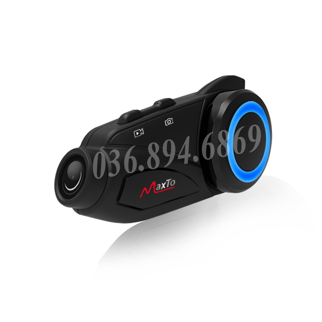 Tai nghe gắn mũ bảo hiểm kiêm camera hành trình đa năng Maxto M3/M3S