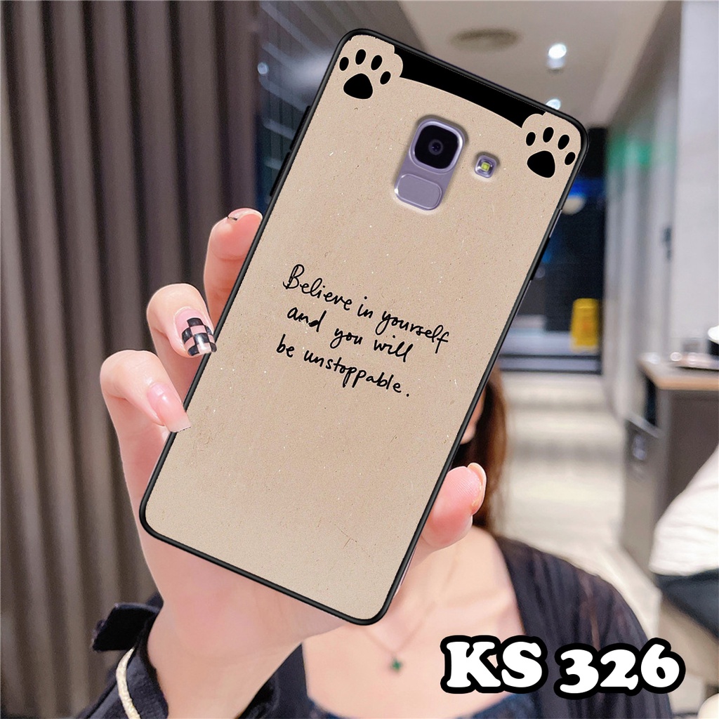 Ốp lưng Samsung A6 2018 - Samsung A6 Plus - Ốp Samsung in hình Tai thỏ - Chất liệu TPU cao cấp