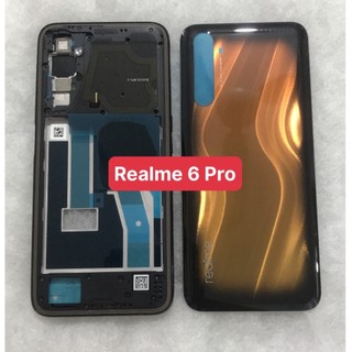 Bộ Vỏ điện thoại Realme 6 Pro (Bộ gồm lưng ,sườn, phím bấm, có khe sim )