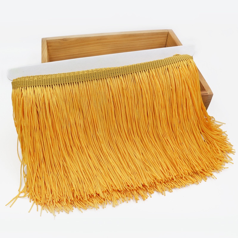 Dây Ruy Băng Ren Tua Rua Dài 20cm Dài 10 Yards Trang Trí Đa Ứng Dụng