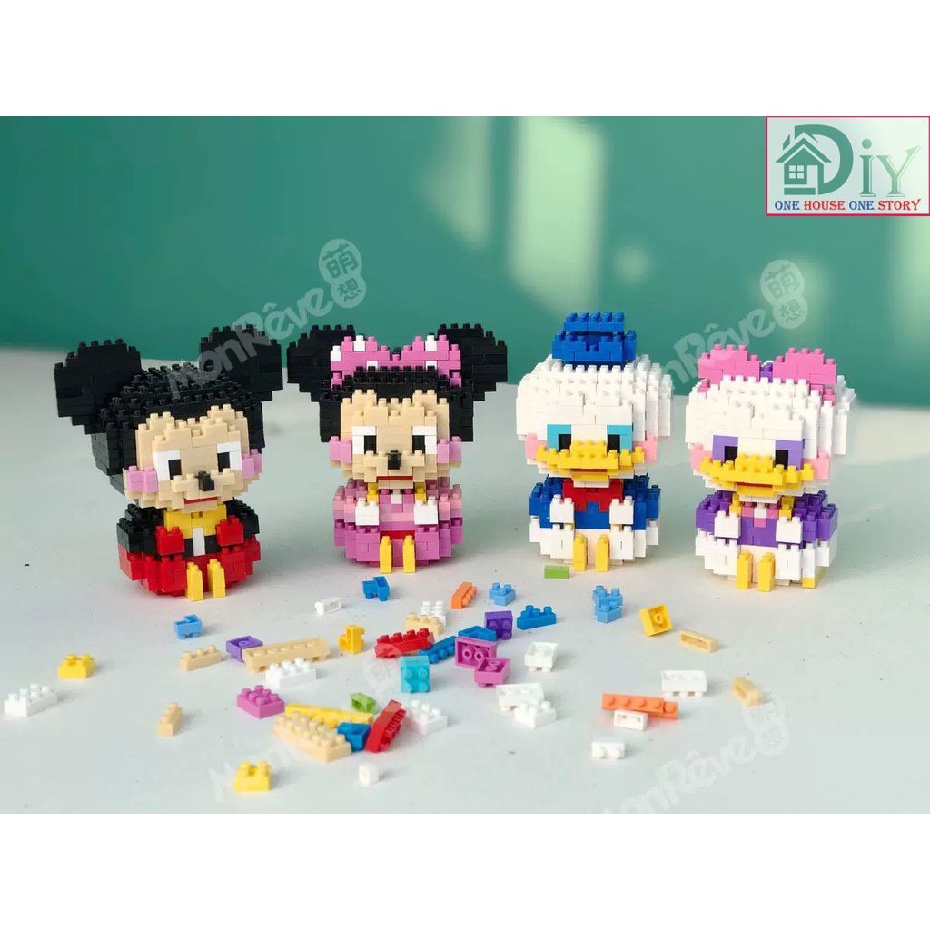 Mô Hình Lắp Ráp Hoạt Hình Cho Bé Đồ Chơi Xếp Hình Lego Mini Cho Bé Trai Và Bé Gái