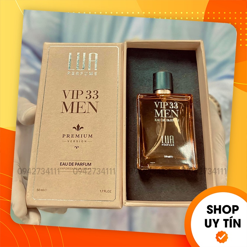 Nước hoa nam Vip 33 Men 50ml Lua Perfume