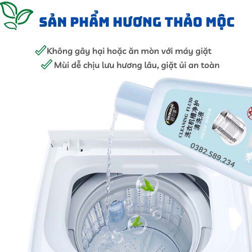 Nước Vệ Sinh Lồng Máy Giặt Chỉ Sau 1 Lần Tẩy Sạch Cặn Bẩn Diệt Khuẩn 260ml RIN