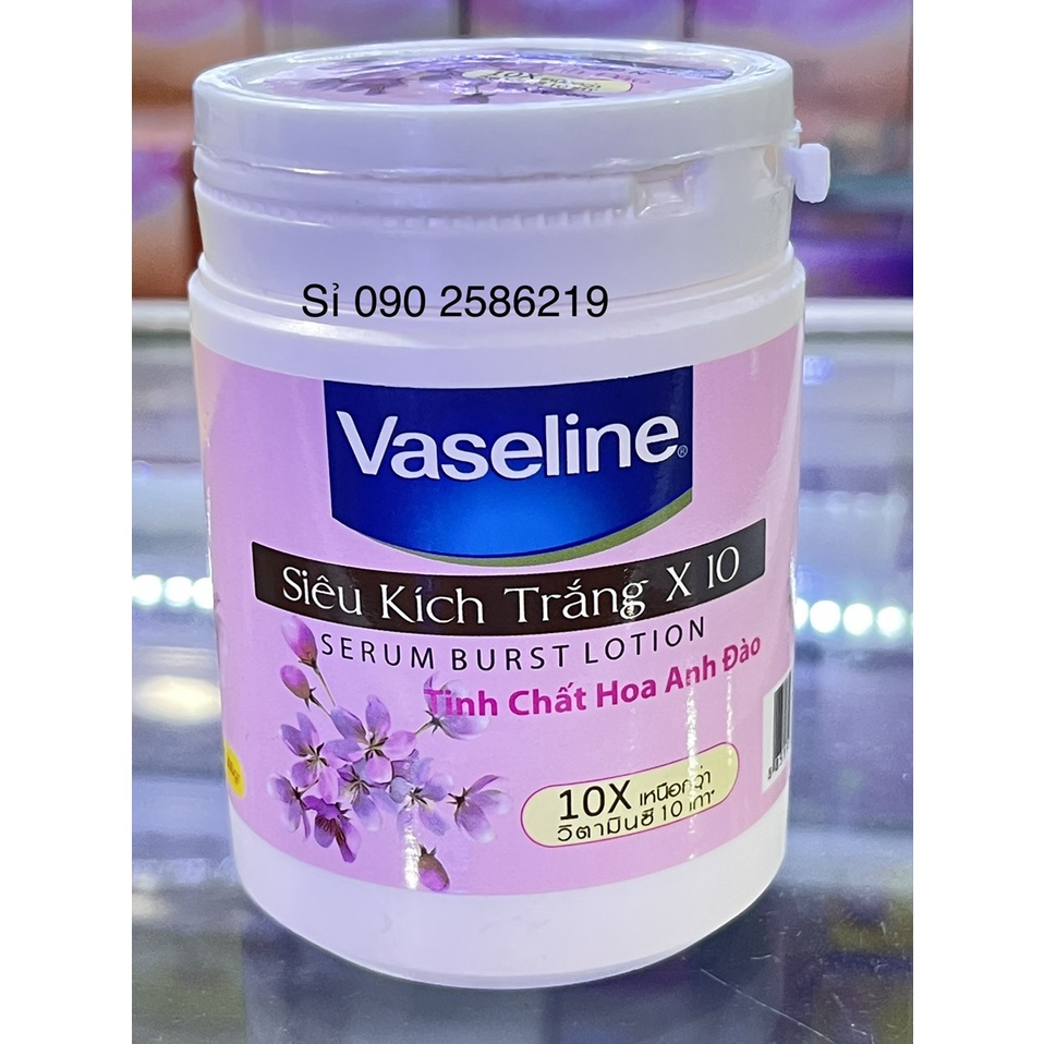 ￼Body Siêu Kích Trắng Vaseline 250g