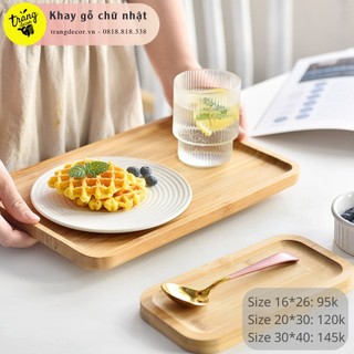 khay gỗ đựng bánh, đựng trà