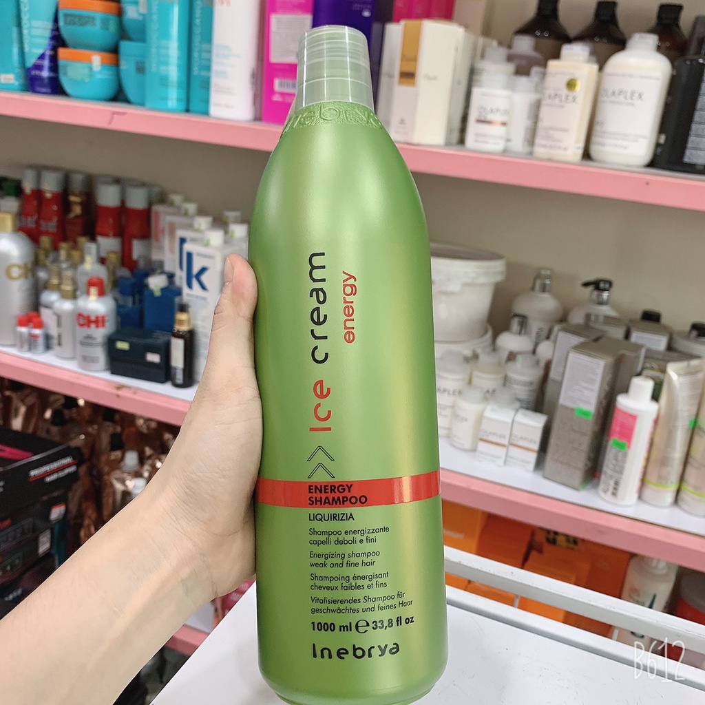 [Inebrya] Dầu gội chống rụng tóc Inebrya Energy - Anti Hair Loss Shampoo 300ml/ 1000ml (Hàng chính hãng)