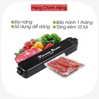 Máy hút chân không thực phẩm Vacuum Sealer - Hút không khí triệt để - Bảo quản thực phẩm cao cấp