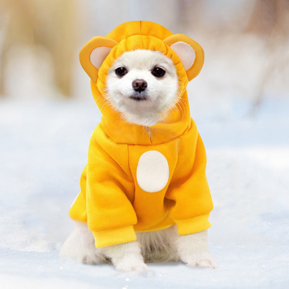 Áo Hoodie Mềm Mại Ngọt Ngào Cho Cún Cưng Chó Mèo shih tzu yorkshire