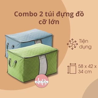 Combo 2 túi đựng đồ cỡ lớn 2019