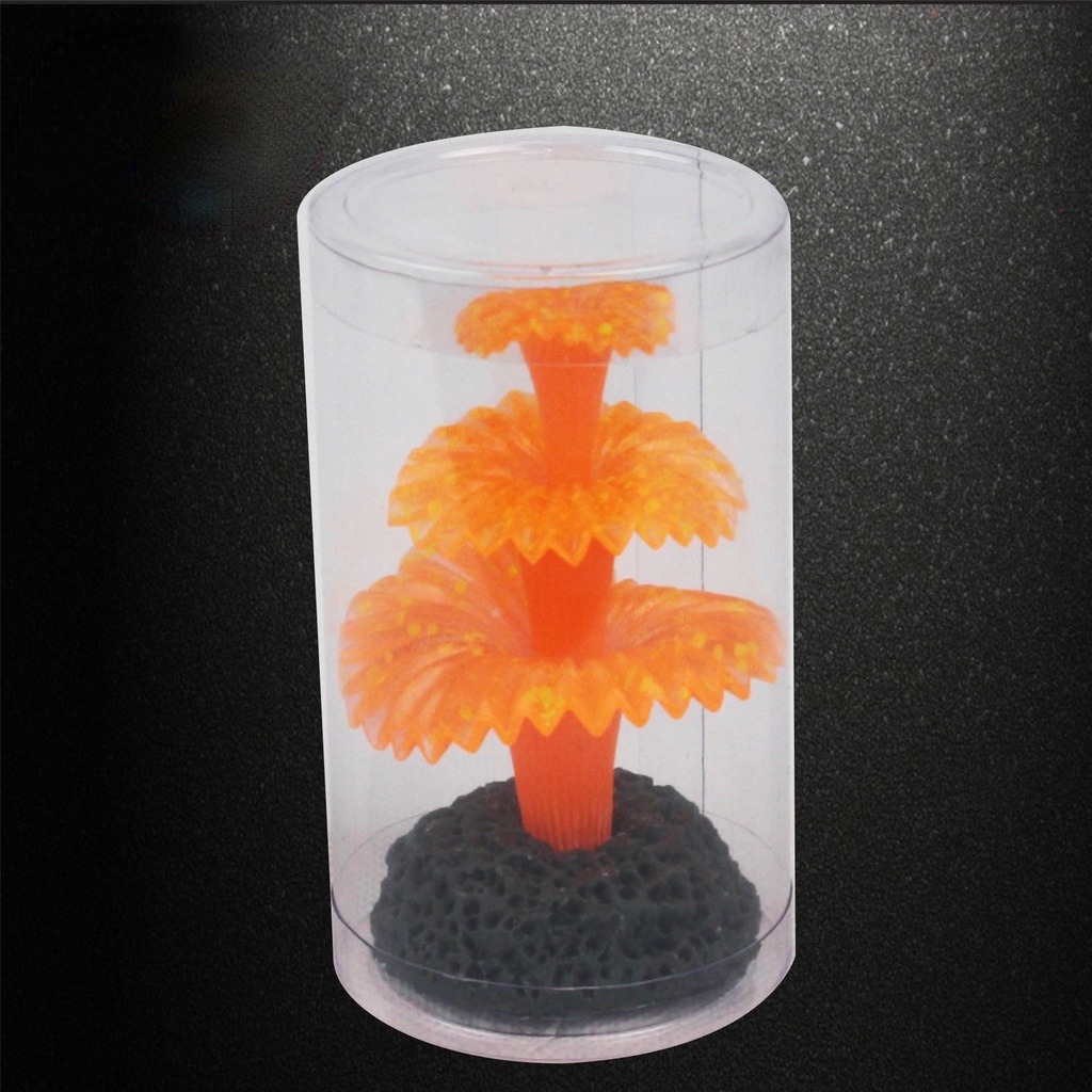 San Hô Nhân Tạo Bằng Nhựa Màu Dạ Quang Trang Trí Bể Cá