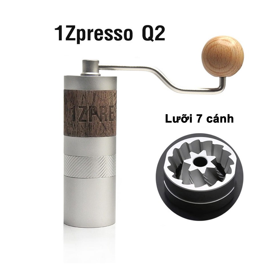 Cối xay cà phê cầm tay 1Zpresso Q2 bản 7 cánh