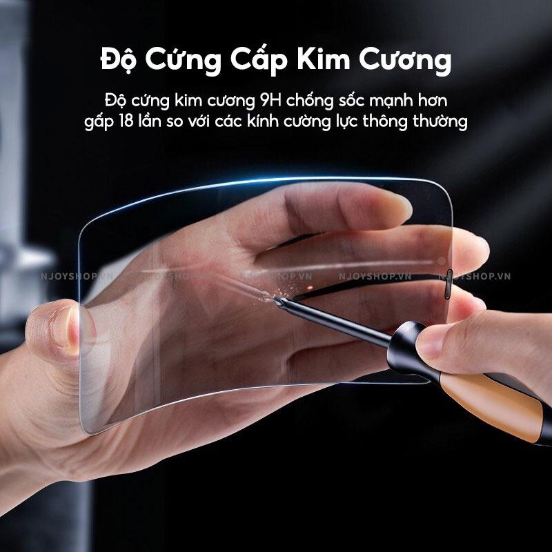 Miếng Dán Màn Hình Kính Cường Lực Full Màn Chống Nhìn Trộm Privacy 7plus/8plus/x/xs max/11/11promax/12-13-14 pro/promax