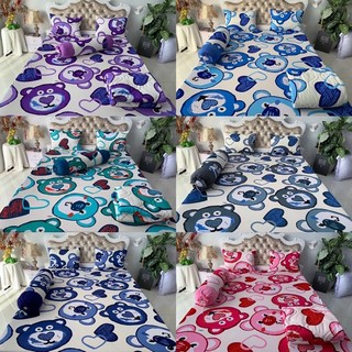 Bộ Drap thun Hàn Quốc mẫu con gấu