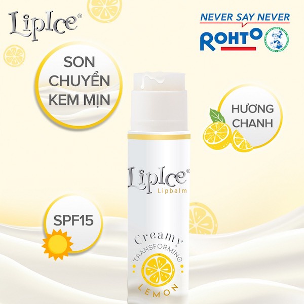 Son dưỡng không màu chuyển kem mịn Lipice Creamy 4.3g