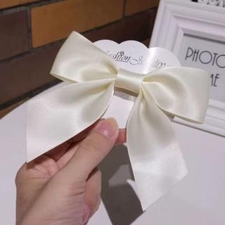 Kẹp nơ lụa có đuôi xinh
