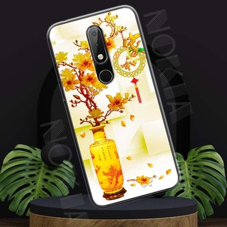 Ốp lưng nokia 5.1 plus mẫu bst hoa lá cành tpu