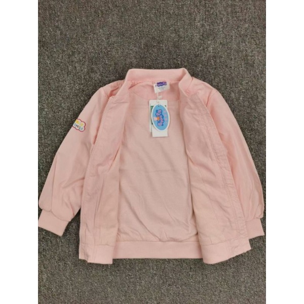 Áo khoác bomber bé gái peppa