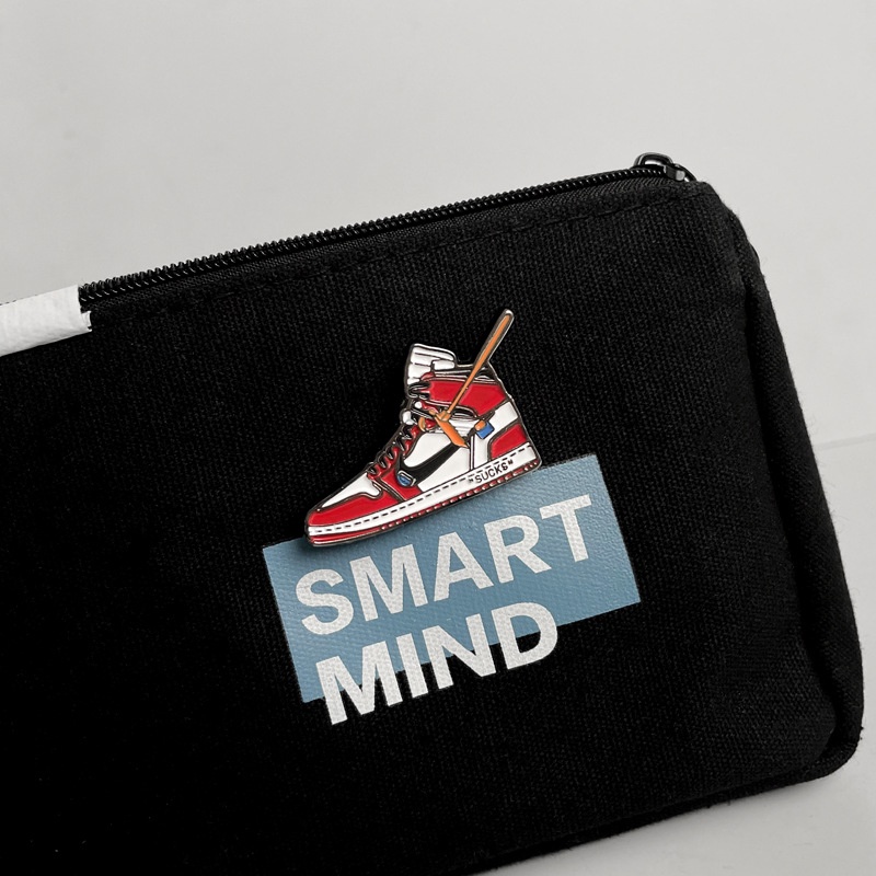 Ghim Cài Áo Kim Loại Hình Đôi Giày Thời Trang Cho Nam Và Nữ