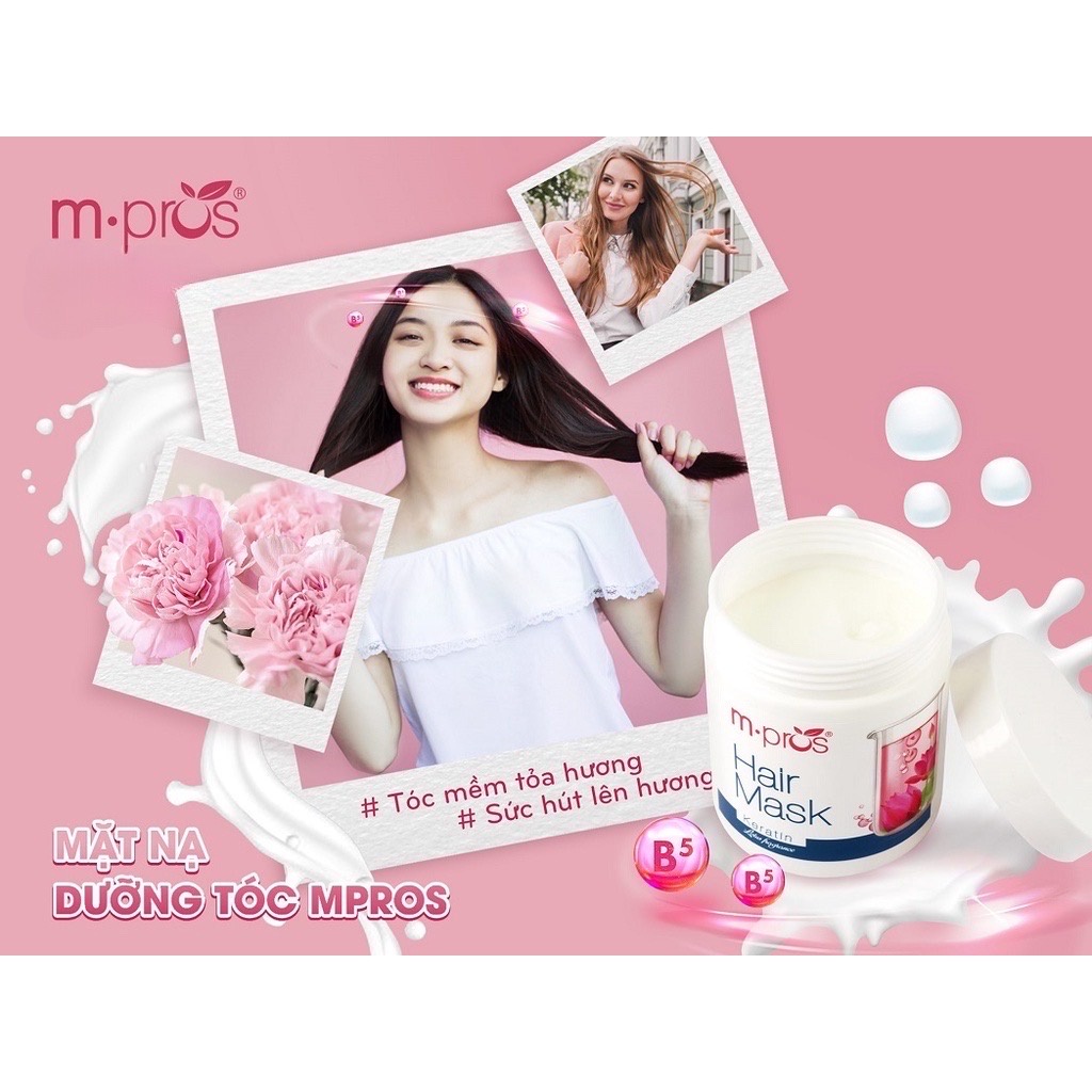 Mặt Nạ Dưỡng Tóc M.Pros Hương Nước Hoa - 600g