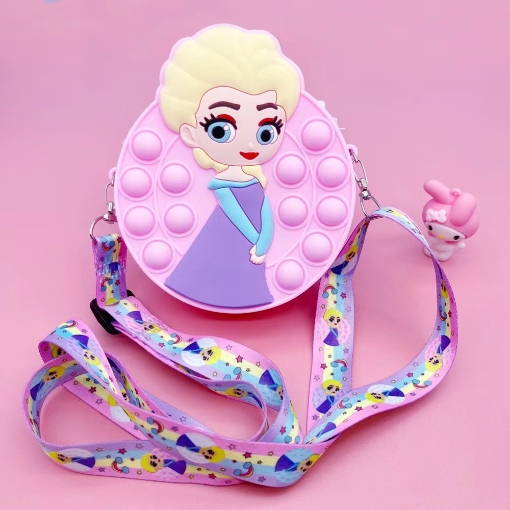 Túi Đeo Chéo Hình Elsa Dễ Thương Cho Bé