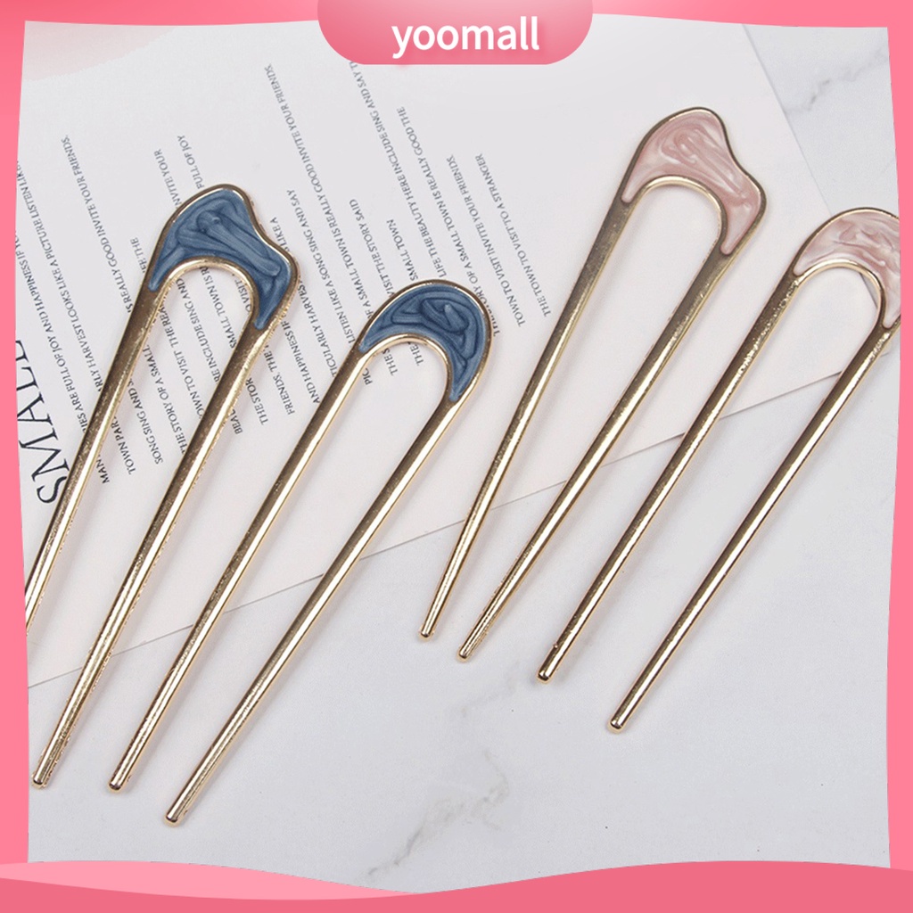 Trâm Cài Tóc Hình Chữ U Thiết Kế Đơn Giản Thời Trang Cho Nữ