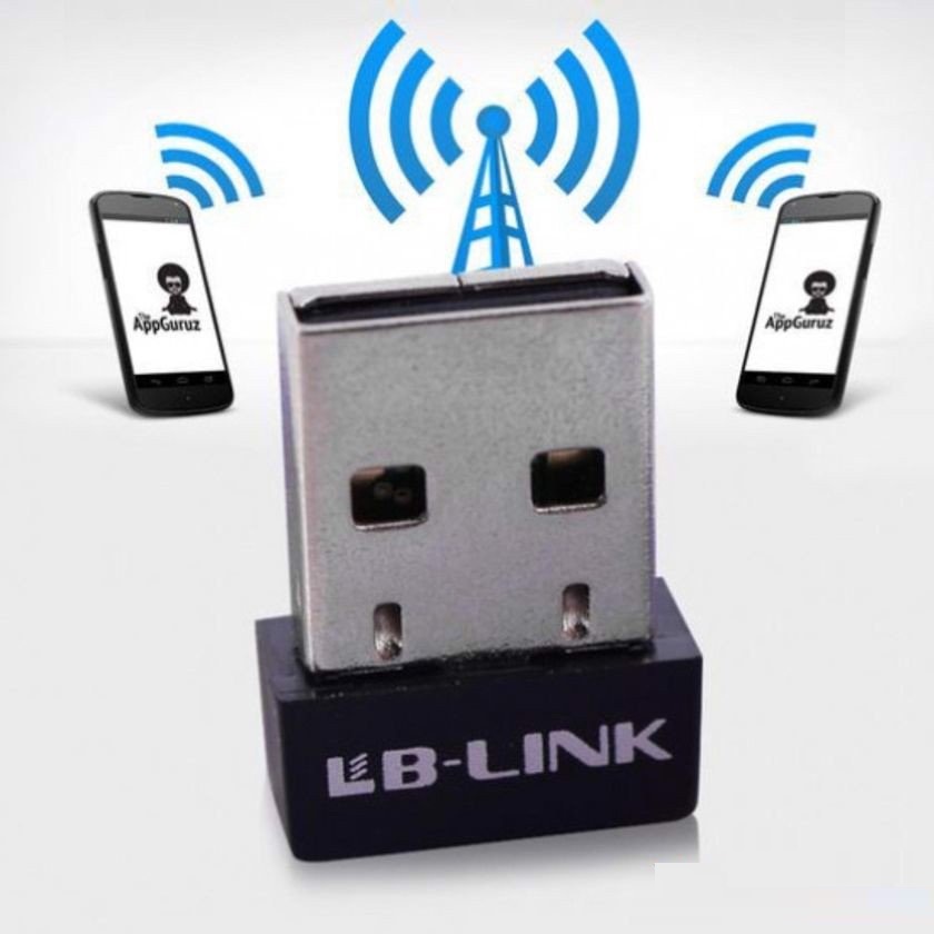 USB thu WIFI LB LINK NANO BL WN151, dùng cho laptop, pc, tăng tốc độ chơi game