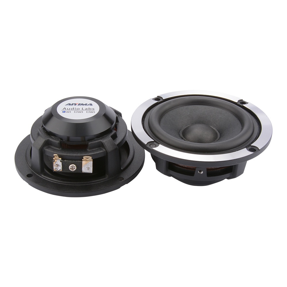 Bộ 2 loa 3 inch 4 8 ohm 15w hình nón AIYIMA cho xe ô tô