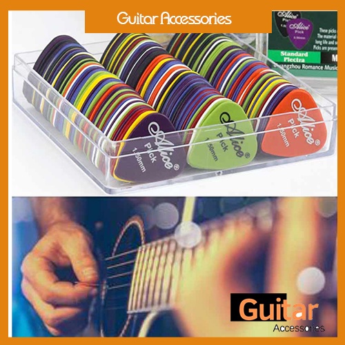 Hộp Pick Guitar 100 Pick| Phím Gảy Guitar Điện, thùng| HCM