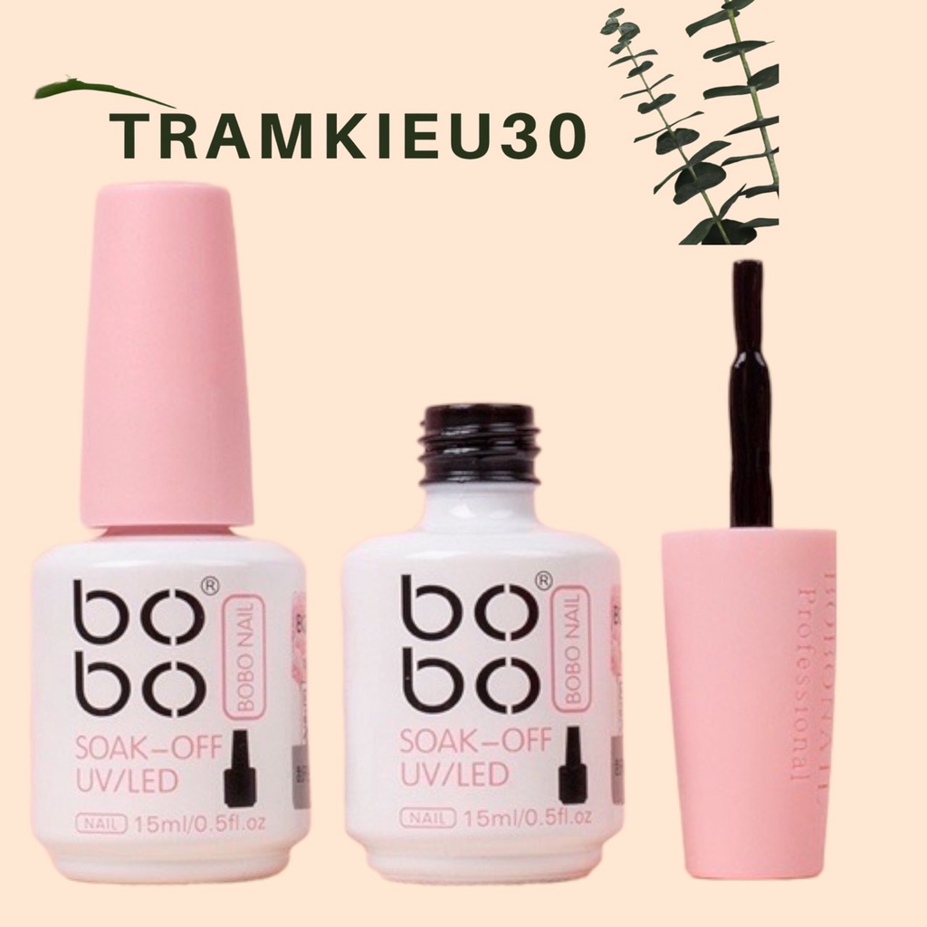 Sơn gel đen, trắng Bobo chính hãng lên màu cực chuẩn