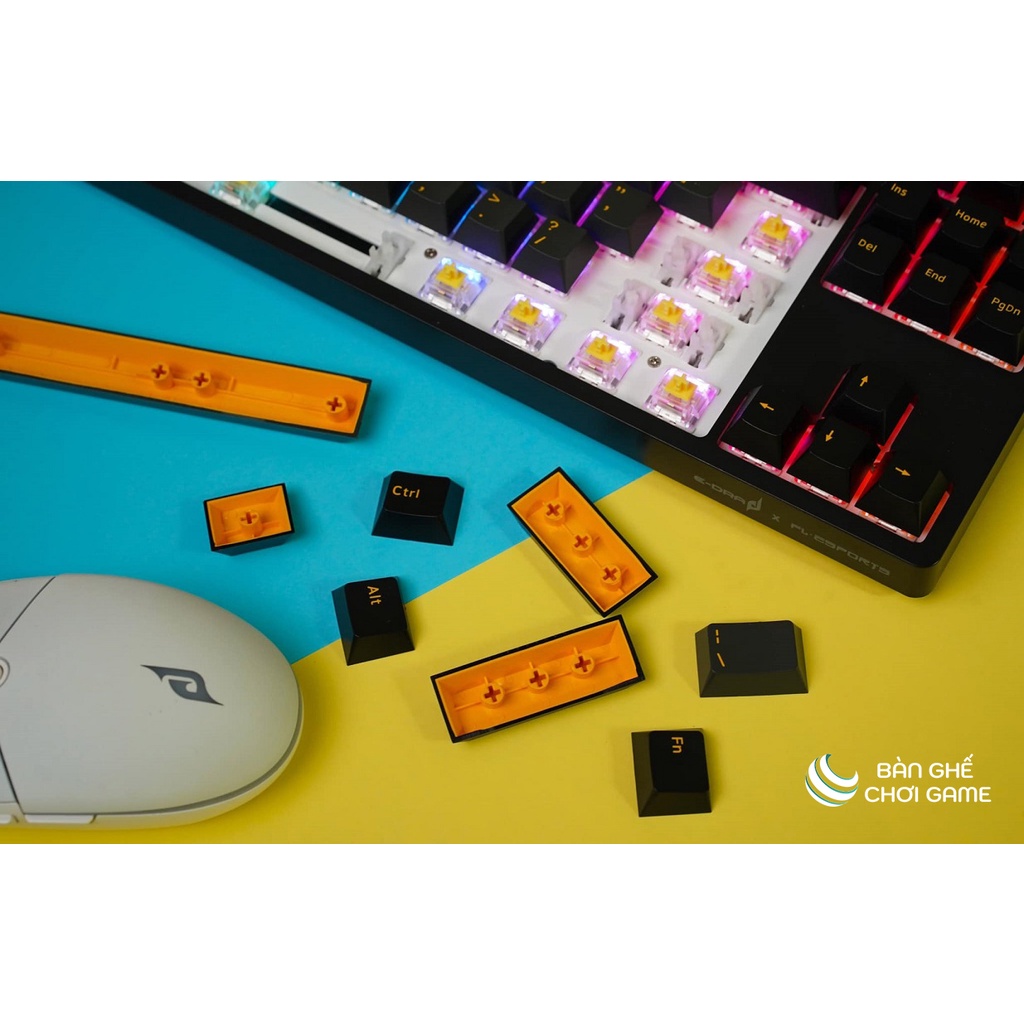Bàn phím cơ E-DRA x FL-Esports EK387FL Polar Night - Hàng chính hãng