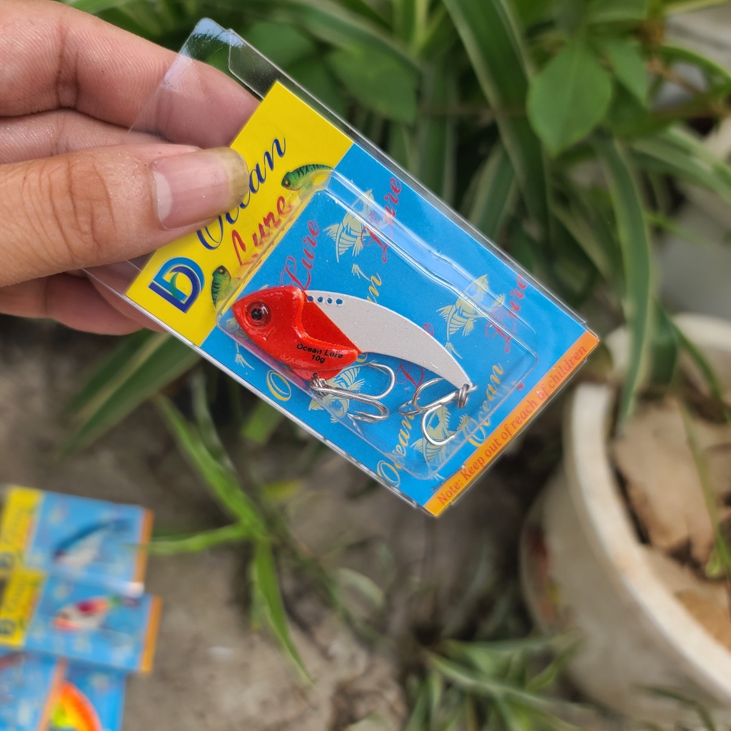 Mồi câu chìm cá sắt Fishen 8gr, 10gr, 14gr Thegioimoicaulure Cá sắt câu lure lưỡi BKK siêu sắc bén, không gỉ sét