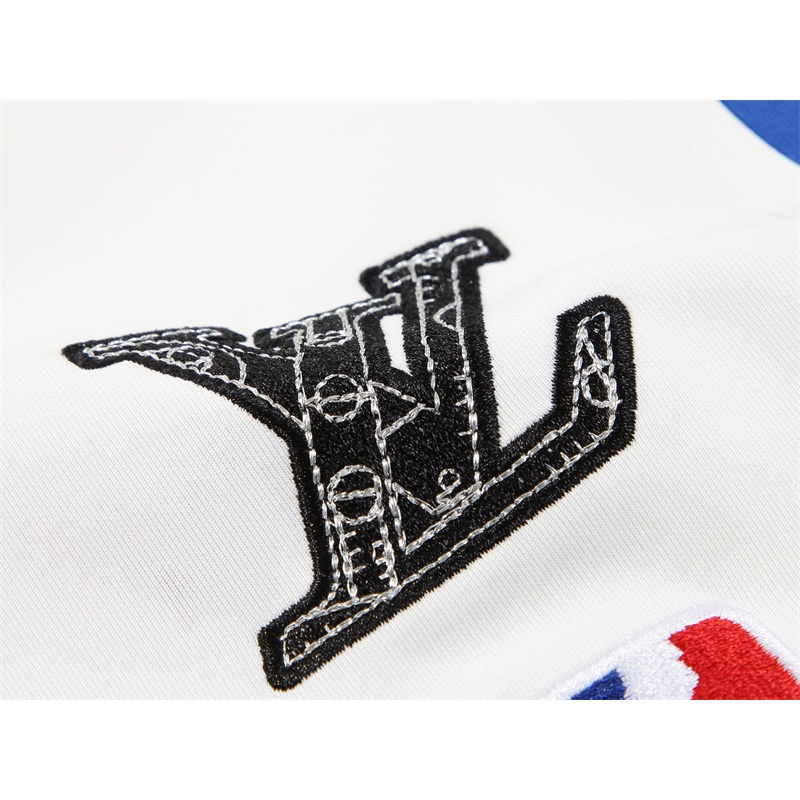 L & V Áo Khoác Thêu logo Biểu Tượng Thời Trang Chất Lượng Cao Thoải Mái Giản Dị Và Thoải Mái