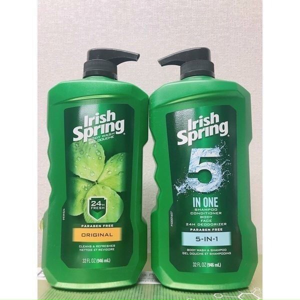 Sữa tắm gội 5in1 Irish Spring 946ml