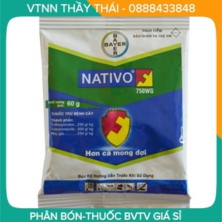 Nativo 60gram, Thuốc trừ bệnh cây Nativo 750WG 60Gram