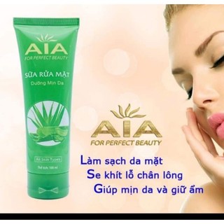sữa rữa mặt Aia  nha đam 100g